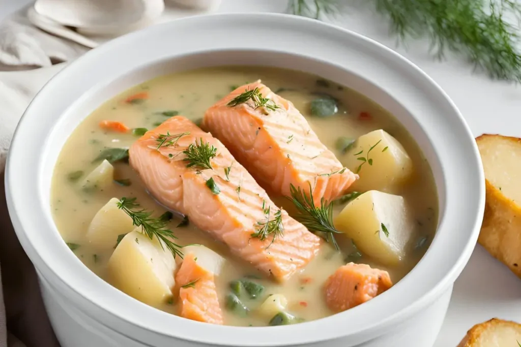 Scandinavian salmon stew