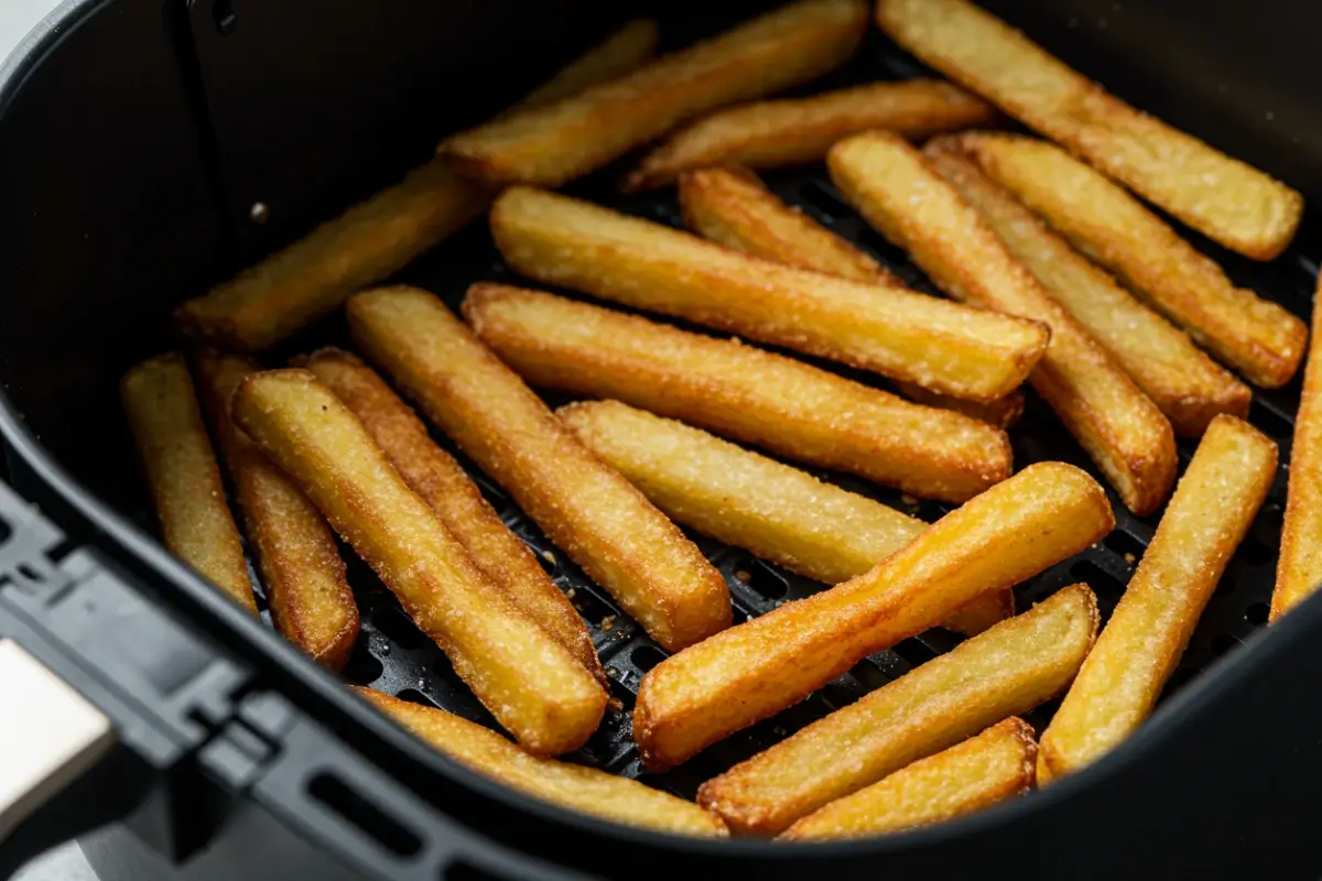 Crispy & Delicious_ Cooking Frozen French Fries in Air Fryer