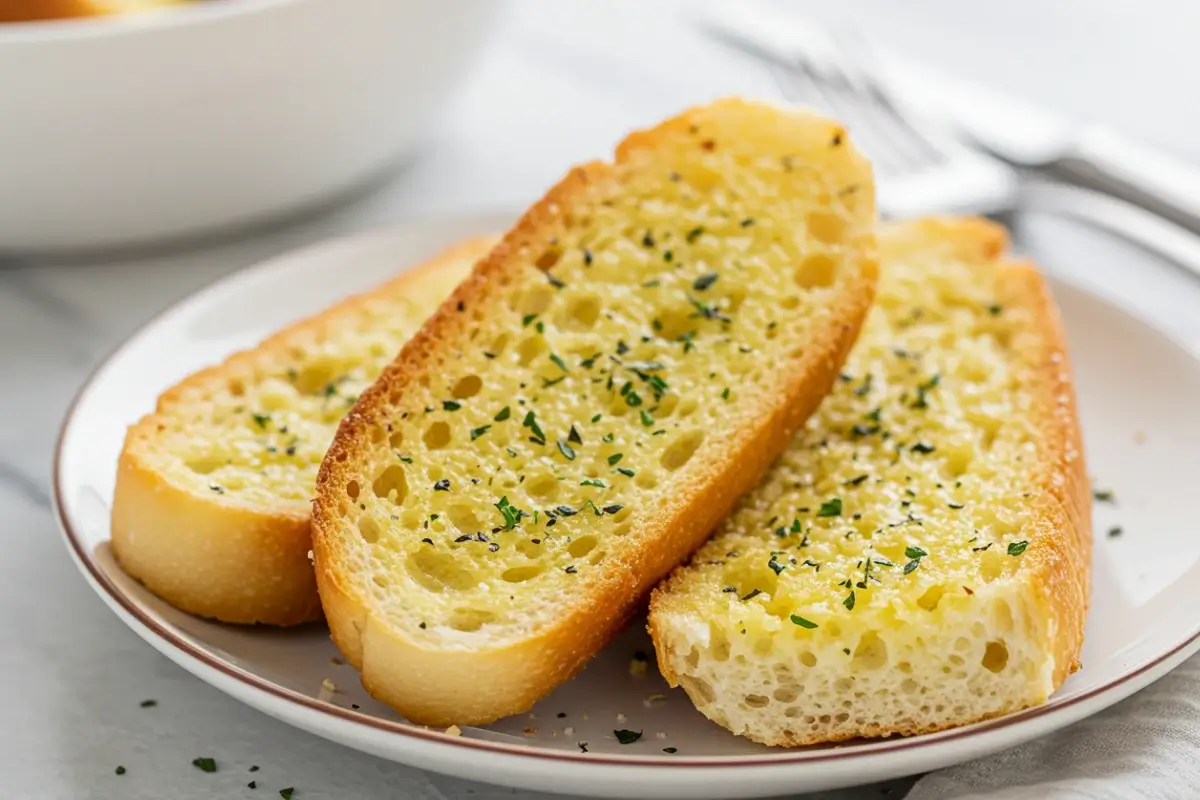 Frozen Garlic Bread in Air Fryer_ Quick & Crispy in 5 Minutes