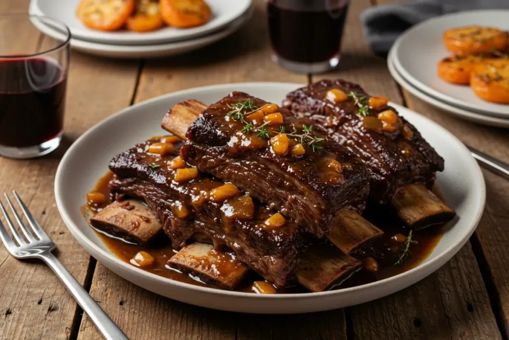 Braised beef short ribs oven recipe