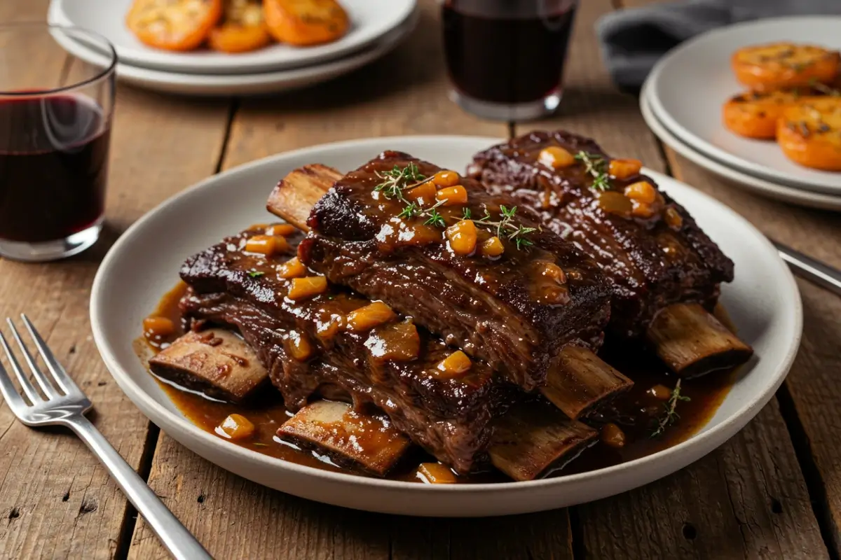 Braised beef short ribs oven recipe